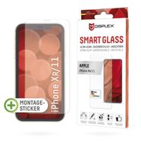 Displex Smart Glass (9H) voor Apple iPhone XR/11, montagesticker, onbreekbaar, ultradun, onzichtbaar - thumbnail