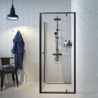 Sealskin Contour douchecabine - 90x90x200cm - 6 mm - helder veiligheidsglas - mat zwart CCD180906195100 - thumbnail
