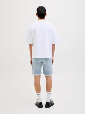 Jack & Jones Jjirick Jjicon I.k. Shorts Ge 118 Sn Korte Broeken Blue Denim