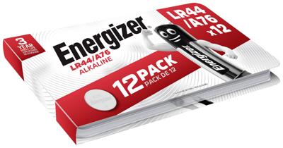 Energizer Knoopcel LR44 1.5 V 12 stuk(s) 150 mAh Alkaline AG13