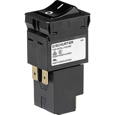 Schurter 3-150-713 Beveiligingsschakelaar thermisch-magnetisch 240 V/AC, 60 V/DC 16 A 1x aan/uit IP40 (front) Continu 1 stuk(s)