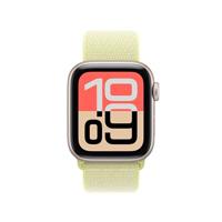 Apple Watch Band - Geweven sportbandje - 40 mm - Neongeel - Eén maat voor de meeste polsen - thumbnail