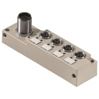 Weidmüller SAI-4-S12 M8 L 1:1 1449400000 Passieve sensor/actorbox M12-verdeler met metalen schroefdraad 2 stuk(s) - thumbnail