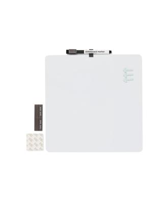 HEMA Whiteboard met marker en magneten 30x30cm blanco
