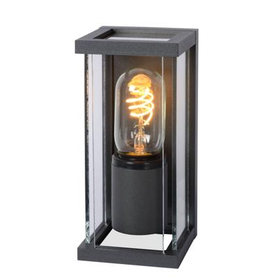 Lucide CLAIRE - Wandlamp Binnen/Buiten - 1xE27 - IP54 - Antraciet