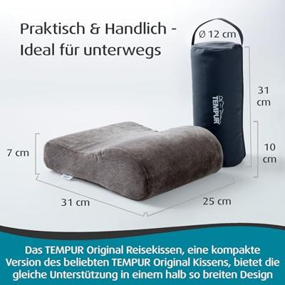 Tempur Reiskussen 25x31cm Tr