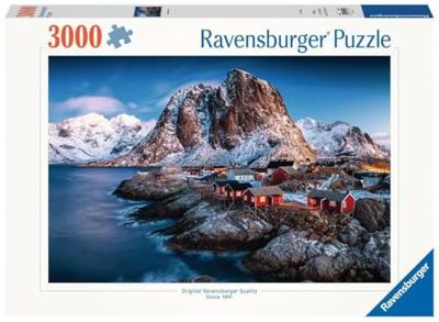 Ravensburger puzzel Hamnoy Lofoten 3000 stukjes - thumbnail