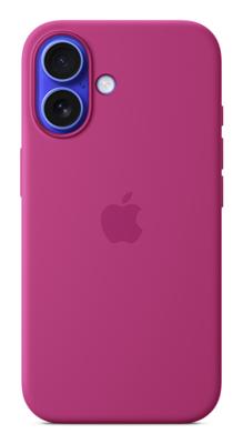 Apple Silicone MagSafe Hoesje iPhone 16 Fuchsia
