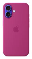 Apple Silicone MagSafe Hoesje iPhone 16 Fuchsia - thumbnail