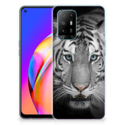 OPPO A94 5G | Reno5 Z | TPU Hoesje | Tijger