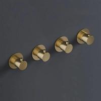 Afbouwdeel Hotbath Cobber Douche Thermostaat 3 Stopkranen Horizontaal en Verticaal Verouderd IJzer - thumbnail