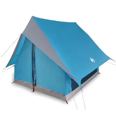 VidaXL Gezinstent met dak blauw en grijs 315 x 286 x 200 cm