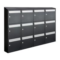 Allux Flow Set 4-Breed, 3-Hoog Met Dak Zwart - 40040070_4x3d - thumbnail