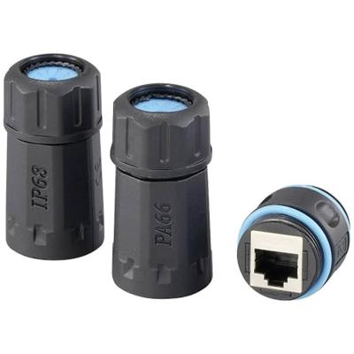 Renkforce RJ45 Netwerk Adapter CAT 6 [1x RJ45-bus - 1x RJ45-bus] Zwart