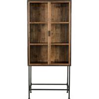 Dutchbone Vitrinekast Berlin 181 x 83cm - Hout - thumbnail