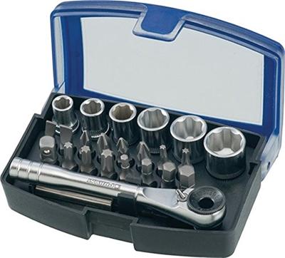 Promat/Tecwerk Bit-/dopsleutelset | 24-delig | sleuf/PH/PZD/T/ratel/6 doppen - 4000829667 Promat/Tecwerk Bit-/dopsleutelset | 24-delig | sleuf/PH/PZD/T/ratel/6 doppen - 4000829667