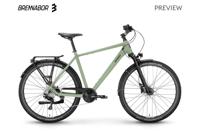 BRENNABOR trekkingfiets "t-60" (#1) bike brennab. t-60 28/50 27sp forest/green - thumbnail