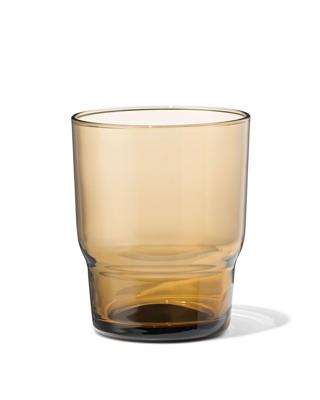 HEMA Waterglas 300ml glas bruin (bruin)