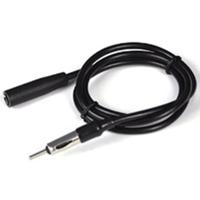 Caliber Antenne verlengkabel autoradio voor FM AM - ANT100-1 meter kabellengte - DIN-connector - zwart - 1000 x 15 x 15 mm - thumbnail