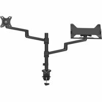 Neomounts ds20-425bl2 monitor desk-mount, 17" - 27", 8 kg, 360°, black - thumbnail