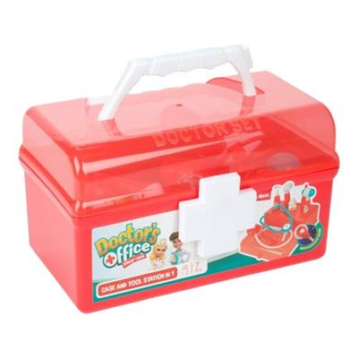 Toi-Toys Dokterskoffer rood met accessoires, 7dlg.