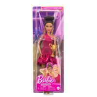 Barbie - Ballroomdanserespop en accessoires - Brunette met trofee - Barbie - JFR09 - thumbnail