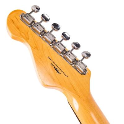 Vintage V6LB Reissued Laguna Blue elektrische gitaar - thumbnail