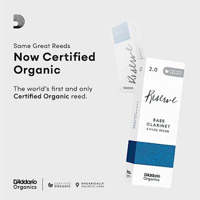 D'Addario Woodwinds Organic Reserve Bass Clarinet Reeds 2.0 (5 stuks) D'Addario Woodwinds Organic Reserve Bass Clarinet Reeds 2.0 (5 stuks)