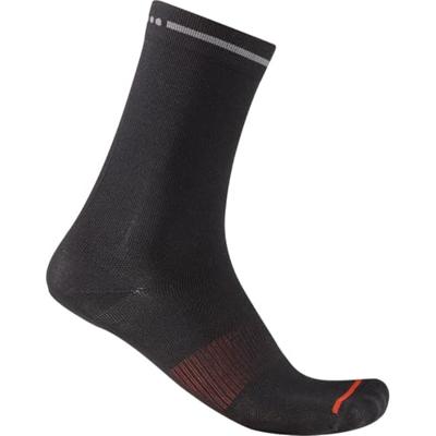 Castelli Premio evo 18 sock zwart unisex XXL Castelli Premio evo 18 sock zwart unisex XXL