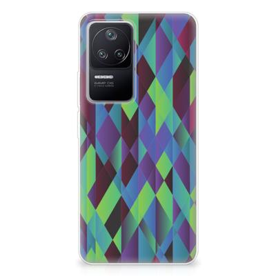 Xiaomi Poco F4 | TPU Hoesje | Abstract Green Blue