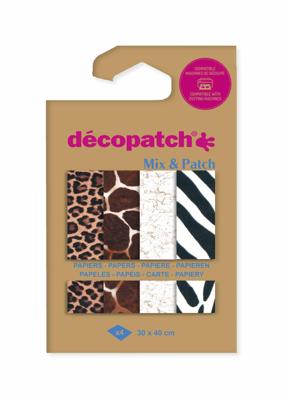 Hobbypapier décopatch 30x40cm 4v dierenhuid Hobbypapier décopatch 30x40cm 4v dierenhuid