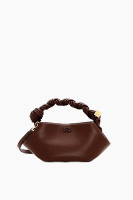 Ganni crossbody Bou Bag Mini A7280 chocolate fondant
