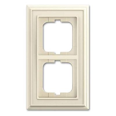 Busch-Jaeger 2CKA001754A4674 Frame Frame 2-voudig Parel-wit, Crème-wit 1 stuk(s)