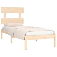 Bedframe massief hout 90x190 cm - thumbnail