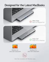Anker USB C-hub voor MacBook, Anker 547 USB-C Hub (7-in-2), compatibel met Thunderbolt 4 USB C-poort, 4K HDMI, USB C en 2 USB A datapoorten voor MacBook Pro 13 inch, MacBook Air M1/M2 en meer - thumbnail