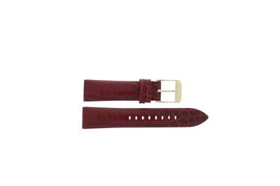 Horlogeband Michael Kors MK2623 Leder Rood 20mm