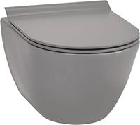 Ben Segno 2.0 hangtoilet met toiletbril compact Xtra glaze+ Free flush beton grijs - thumbnail