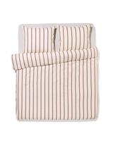 HEMA Dekbedovertrek 200x200/220cm zacht katoen strepen (multi) - thumbnail