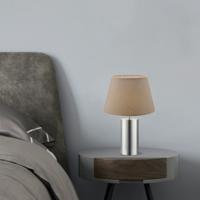 Home sweet home largo lampenkap ovaal 24/16/16 taupe - thumbnail