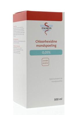 Fagron Chloorhexidine mondspoeling 0.05% 300 Milliliter