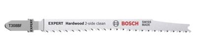 Bosch Accessoires Expert 'Hardwood 2-side clean' T 308 BF decoupeerzaagblad 100-delig - 1 stuk(s) - 2608900546
