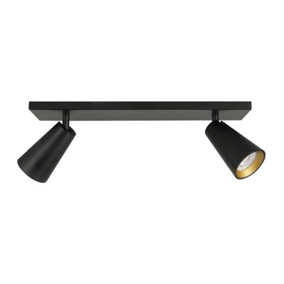 Highlight Spot Petunia 2 lichts balk 40 cm zwart goud