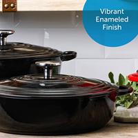 BK Bourgogne lage braadpan 28 cm jet black - thumbnail