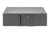 DIGITUS industriële 6-poorts Gigabit PoE netwerkswitch - 4x RJ45 + 2x Gigabit SFP uplink - unmanaged - DIN rail montage - 10/100/1000 Mbit/s - zwart - thumbnail
