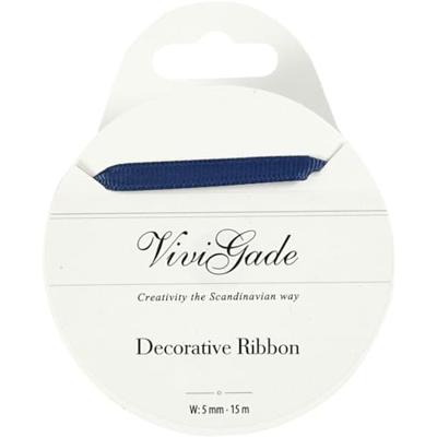 Creativ Company Decoratie lint blauw, 15m