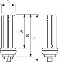 Philips PLT 57W 830 4 pins - thumbnail