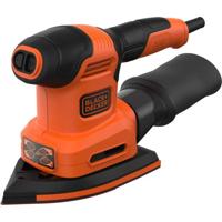 BLACK+DECKER BEW200 200W 4IN1 Multischuurmachine | Vlak-, detail-, en excentrische schuurzool | 1x Schuurvinger | 6x Schuurvellen - BEW200-QS - thumbnail