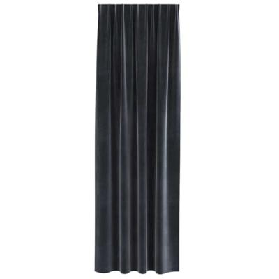 VidaXL Verduisterende gordijnen 2 pcs donkergrijs 140 x 260 cm fluweel VidaXL Verduisterende gordijnen 2 pcs donkergrijs 140 x 260 cm fluweel