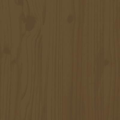 Bedframe LED massief hout honingbruin 90x190 cm - thumbnail