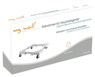Verstelbaar Onderstel op Wielen - tot 200 kg - Wasmachine verplaatser